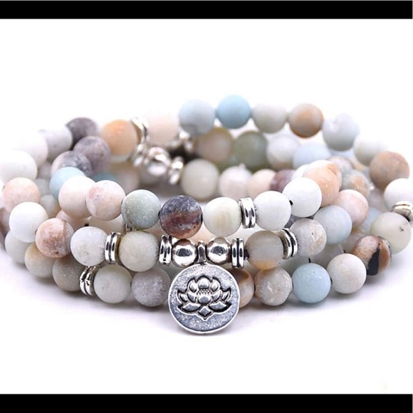 Amazonite mala bracelet/Necklace NWT! - Picture 5 of 6